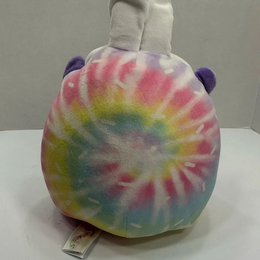 Squismallow Colorful Tie-Dye Plush Toy size 18”pre owned Exellent condition